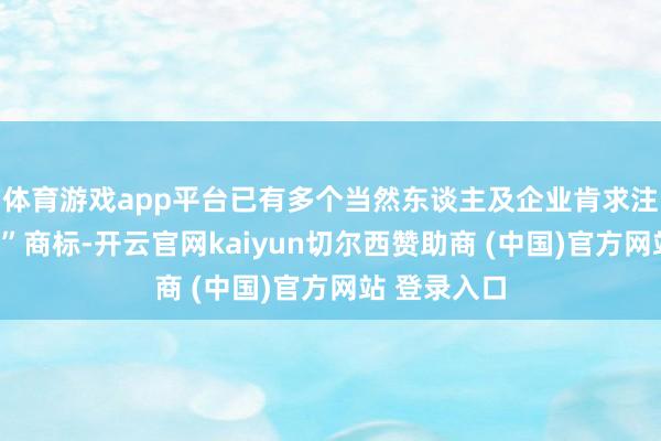 体育游戏app平台已有多个当然东谈主及企业肯求注册“雷布斯”商标-开云官网kaiyun切尔西赞助商 (中国)官方网站 登录入口
