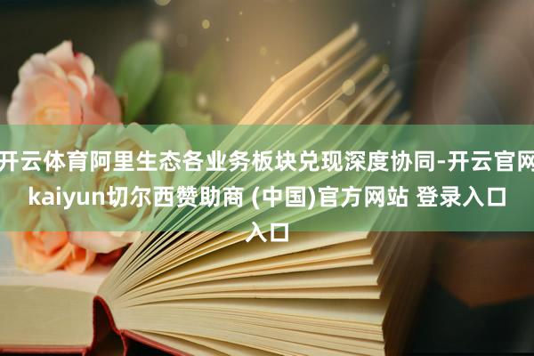 开云体育阿里生态各业务板块兑现深度协同-开云官网kaiyun切尔西赞助商 (中国)官方网站 登录入口
